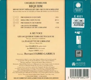 Pochette de Requiem (Messe de funérailles des ducs de Lorraine) de Les Sacqueboutiers - Bernard Fabre-Garrus - A Sei Voci