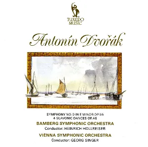 Pochette de Symphony no. 9 in E minor op. 95 / 4 Slavonic Dances op. 46 de Heinrich Hollreiser - Bamberger Symphoniker - Antonín Dvořák - Wiener Symphoniker