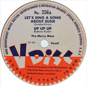 Pochette Let’s Sing a Song About Susie / Up Up Up / I Don’t Want to Love You / Swamp Fire