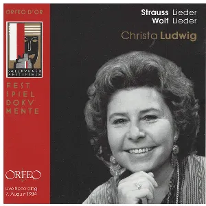 Pochette de Lieder de Christa Ludwig - Hugo Wolf - Richard Strauss