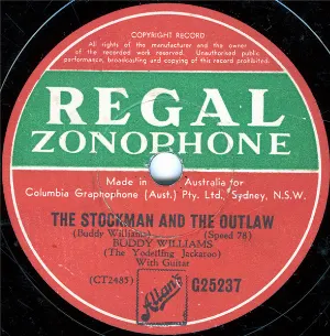 Pochette de The Stockman and the Outlaw / My Sunny Southern Home de Buddy Williams