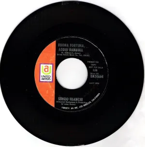 Pochette de Buona fortuna, addio bambina de Sergio Franchi