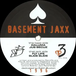 Pochette de EP3 de Basement Jaxx