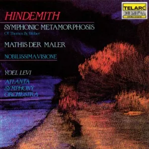 Pochette de Symphonic Metamorphosis / Mathis der Maler / Nobilissima visione de Paul Hindemith - Yoel Levi - Atlanta Symphony Orchestra