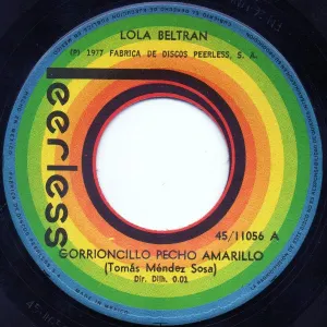 Pochette de Gorrioncillo pecho amarillo / Golondrina presumida de Lola Beltrán