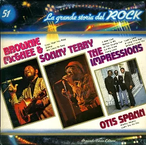 Pochette Brownie McGhee & Sonny Terry / The Impressions / Otis Spann (La grande storia del rock)
