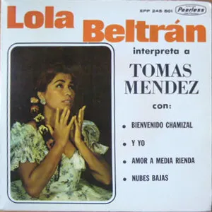 Pochette de Interpreta a Tomás Méndez de Lola Beltrán