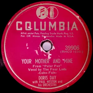Pochette Your Mother and Mine / Mister Tap Toe
