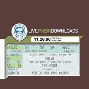 Pochette de 1990-11-26: The Haunt, Ithaca, NY, USA de Phish