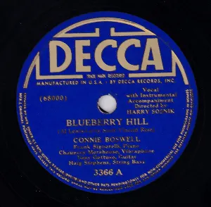 Pochette de Blueberry Hill / The Nearness of You de Connee Boswell