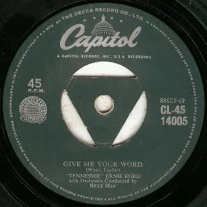 Pochette de Give Me Your Word de Tennessee Ernie Ford