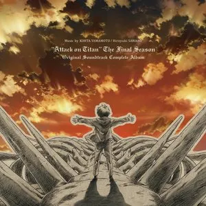 Pochette de TVアニメ「進撃の巨人 The Final Season」Original Sound Track Complete Album de KOHTA YAMAMOTO - Hiroyuki Sawano