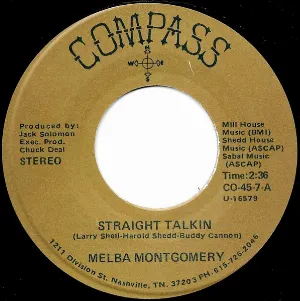 Pochette de Straight Talkin de Melba Montgomery
