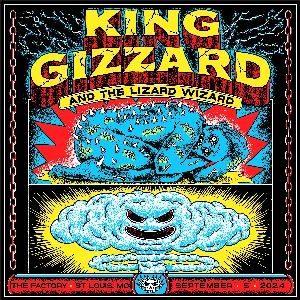Pochette de Live in St. Louis ’24 de King Gizzard & the Lizard Wizard