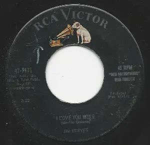 Pochette de I Love You More / Overnight de Jim Reeves