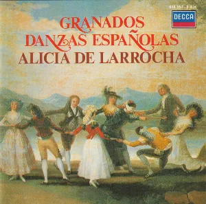 Pochette de Danzas españolas de Alicia de Larrocha - Enrique Granados