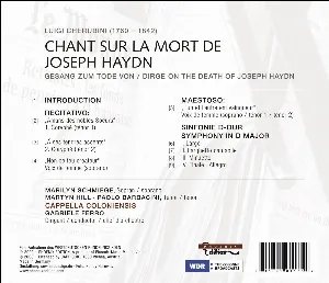 Pochette Chant sur la mort de Joseph Haydn