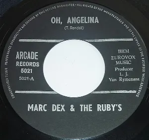Pochette de Oh Angelina / Waar is ze de Marc Dex
