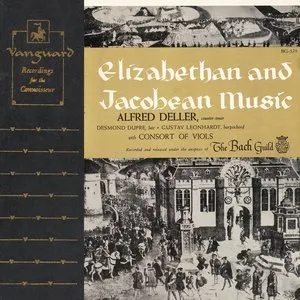 Pochette de Elizabethan and Jacobean Music de Alfred Deller