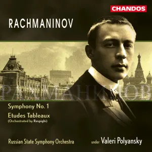 Pochette de Symphony no. 1 / Etudes-Tableaux (orchestrated by Respighi) de State Symphony Capella of Russia - Sergei Rachmaninoff - Valery Polyansky