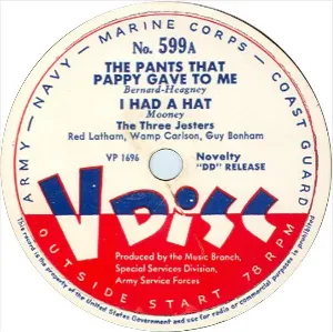 Pochette The Pants That Pappy Gave to Me / I Had a Hat / By the Waters of the Minnetonka / What Would Annie Say / Busy Holiday