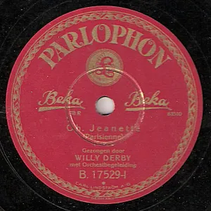 Pochette de Oh, Jeanette / Laat de heele rataplan maar gaan de Willy Derby