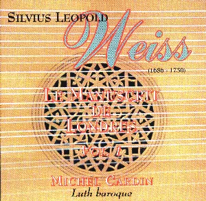 Pochette de Le Manuscrit de Londres, Vol. 1 de Michel Cardin - Sylvius Leopold Weiss