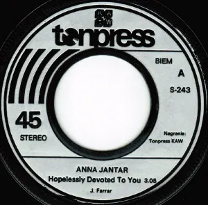 Pochette de Hopelessly Devoted to You / You're the One that I Want de Anna Jantar