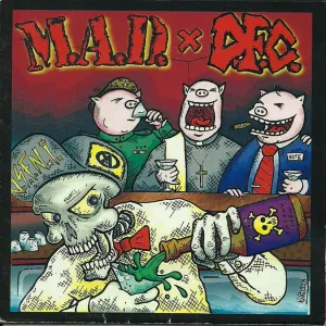 Pochette de Split with M.A.D. de D.F.C.