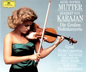 Pochette Great Violin Concertos: Mozart, Beethoven, Mendelssohn, Bruch, Brahms