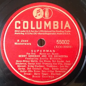 Pochette de Superman / More Than You Know de Benny Goodman and His Orchestra