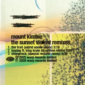Pochette de The Sunset Violent Remixes de Mount Kimbie
