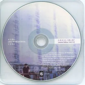 Pochette de Live in Montreal 2001 de Aube