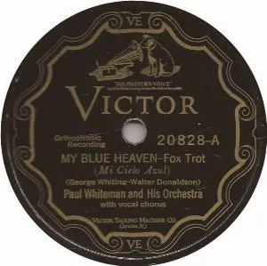 Pochette de My Blue Heaven / All by My Ownsome de Paul Whiteman and His Orchestra