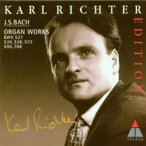 Pochette de Teldec Orgelwerke de Karl Richter