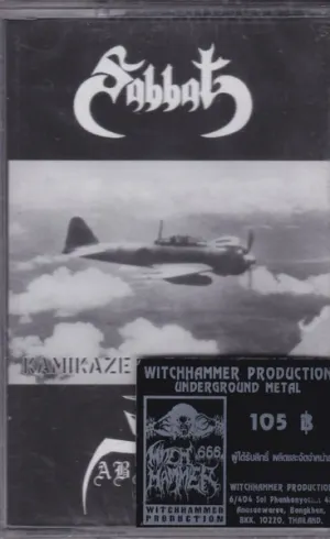 Pochette de Kamikaze Splitting Roar de Sabbat