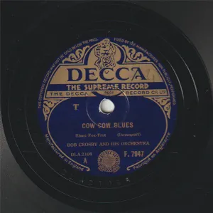 Pochette de Cow Cow Blues / Dry Bones de Bob Crosby and His Orchestra