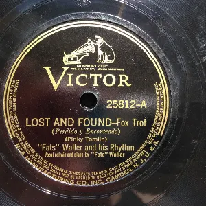 Pochette de Lost and Found / You Went to My Head de Fats Waller and His Rhythm