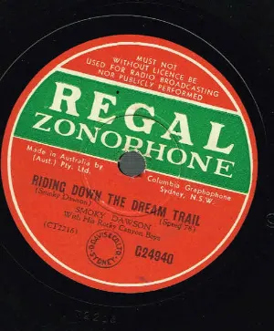 Pochette de Ridin’ Down the Dream Trail / Yearning for “Over Range” de Smoky Dawson
