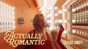 Pochette de Actually Romantic de Taylor Swift