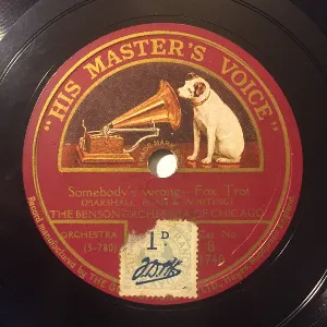 Pochette de Somebody's Wrong / I Love You de Paul Whiteman and His Orchestra