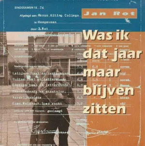 Pochette de Was ik dat jaar maar blijven zitten / Trekken, ziehen, pull, tirer de Jan Rot