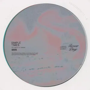 Pochette de Simple Times de SG Lewis