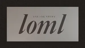 Pochette de loml de Taylor Swift