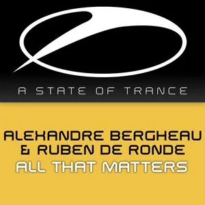 Pochette de All That Matters de Ruben de Ronde