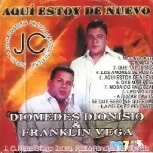 Pochette de Aquí estoy de nuevo de Diomedes Dionisio Díaz