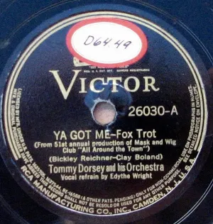 Pochette de Ya Got Me / There's No Place Like Your Arms de Tommy Dorsey and His Orchestra