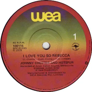 Pochette de I Love You So Rebecca de Johnny Chester