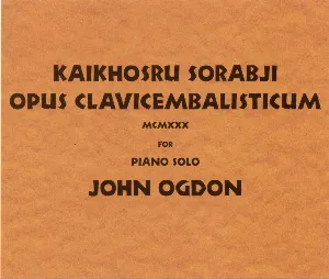 Pochette de Opus Clavicembalisticum de John Ogdon