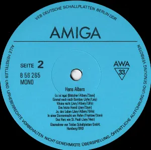 Pochette de Hans Albers de Hans Albers